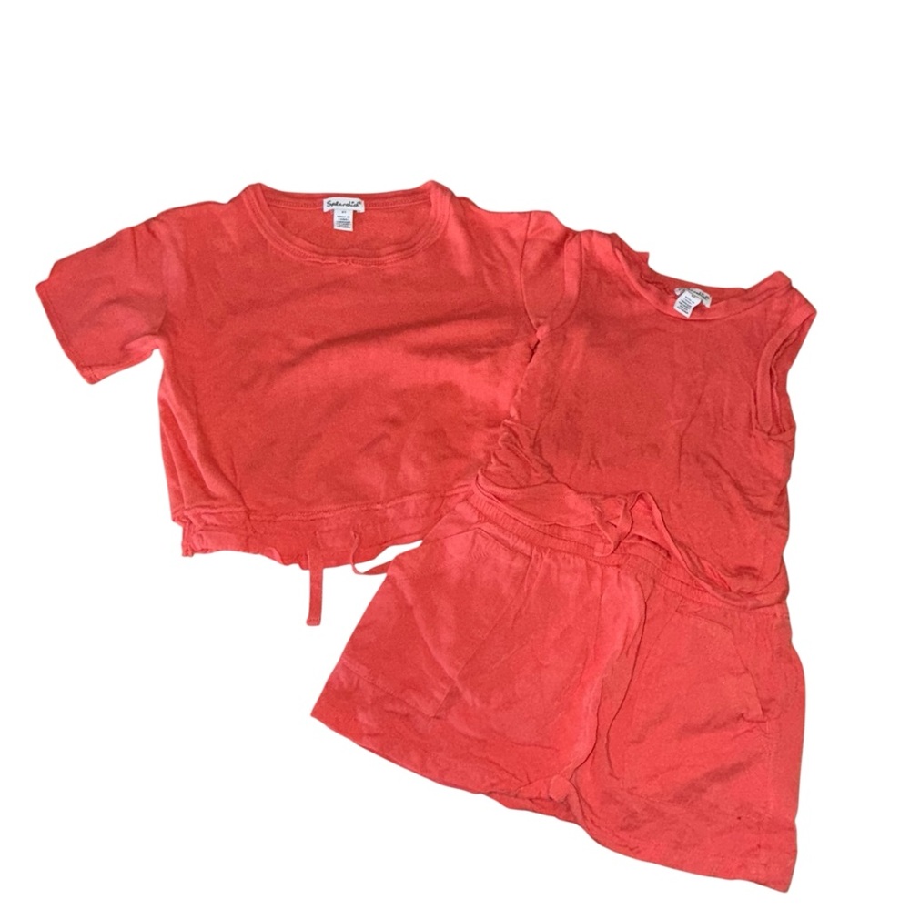 Splendid Two-Piece Set Dress and Pullover Coral Size 3T